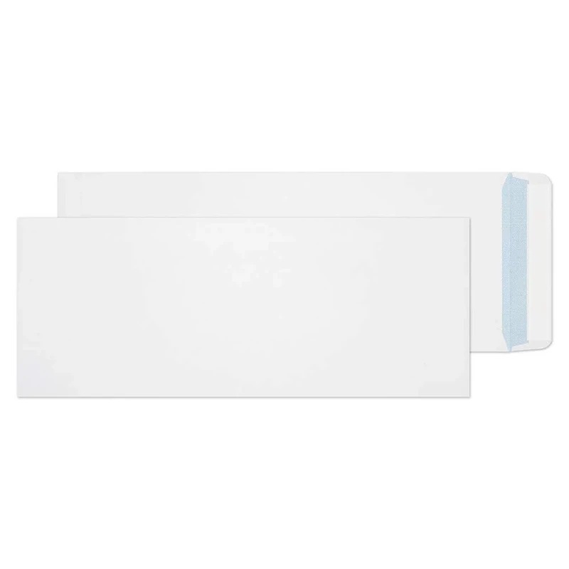Blake Purely Everyday 381 x 152 mm 120 gsm Pocket Peel & Seal Envelopes (7502) White - Pack of 250