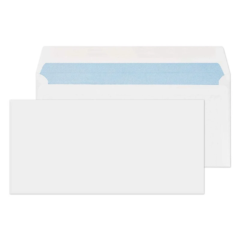 Blake Envelopes Purely Everyday 3700 Briefumschlag Naßklebung Weiß DL BRE 105 x 216 mm 80 g/m² | 1000 Stück