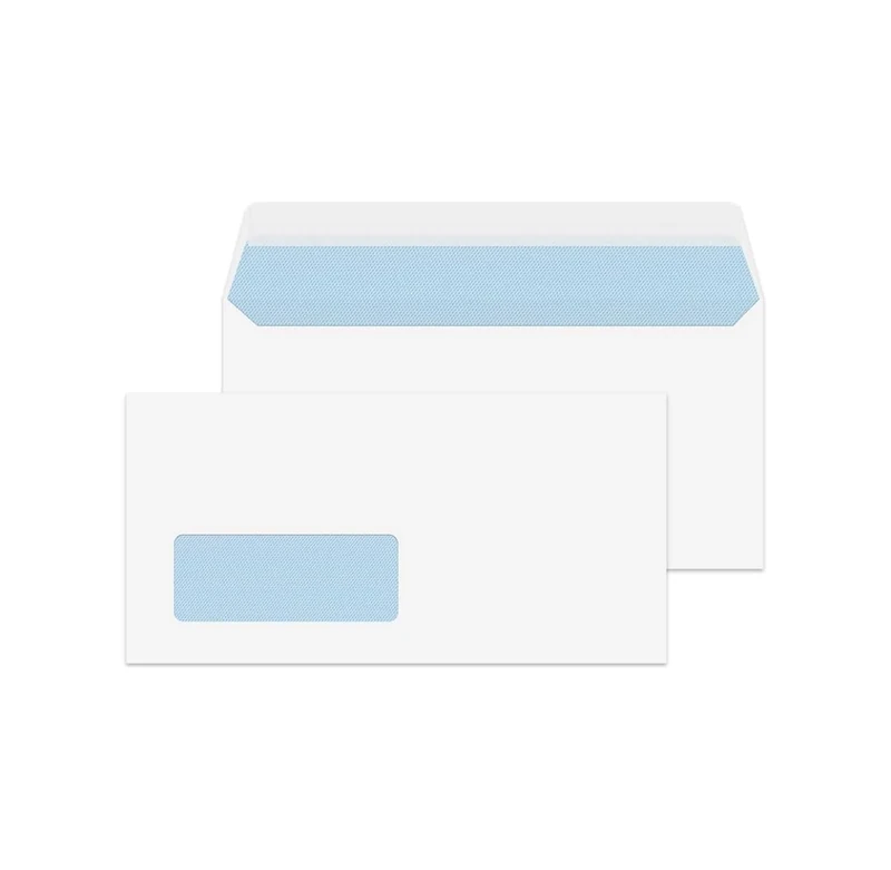 Blake Purely Everyday C5 162 x 229 mm 120 gsm Wallet Peel and Seal Window Envelopes (34708) Ultra White - Pack of 500