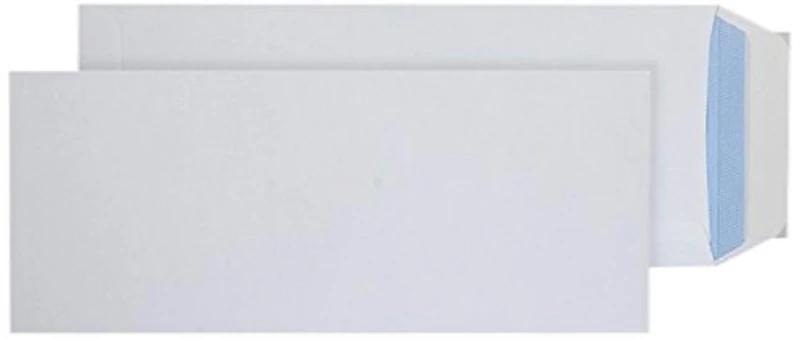 Blake Purely Everyday C4 305 x 127 mm 100 gsm Pocket Peel & Seal Half Envelopes (3402PS) White - Pack of 250