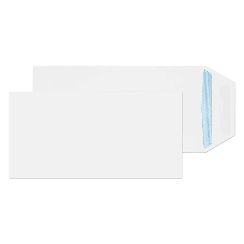 Blake Purely Everyday DL 220 x 110 mm 90 gsm Pocket Self Seal Envelopes (23788) White - Pack of 1000
