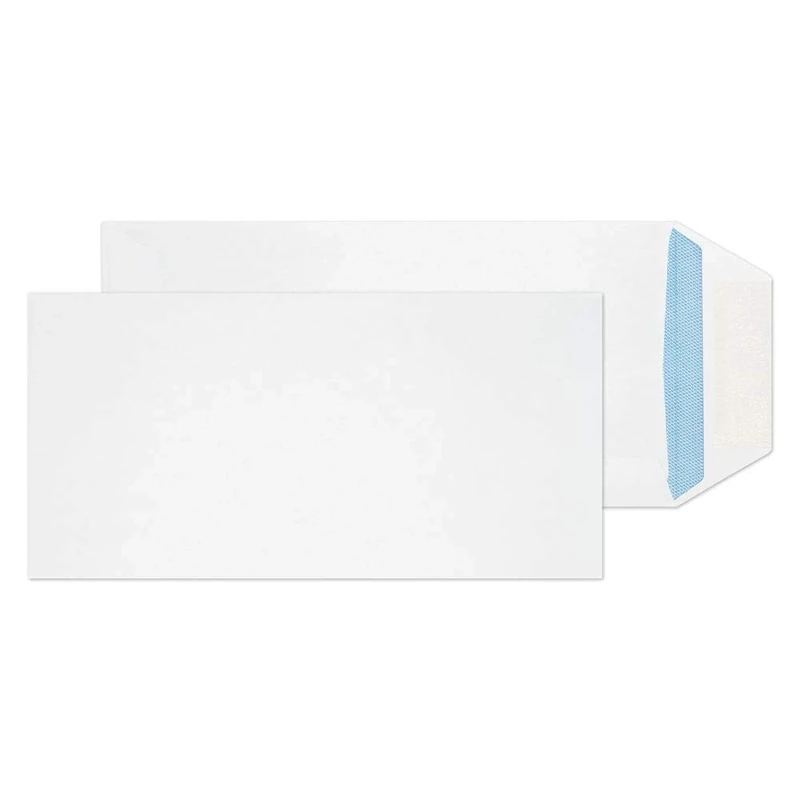 Blake Purely Everyday DL 220 x 110 mm 90 gsm Pocket Gummed Envelopes (23701) White - Pack of 1000