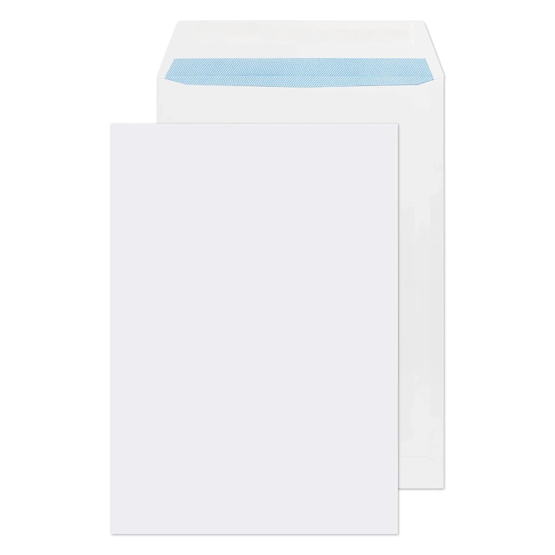 Blake Purely Everyday 254 x 178 mm 100 gsm Pocket Gummed Envelopes (2086) White - Pack of 500