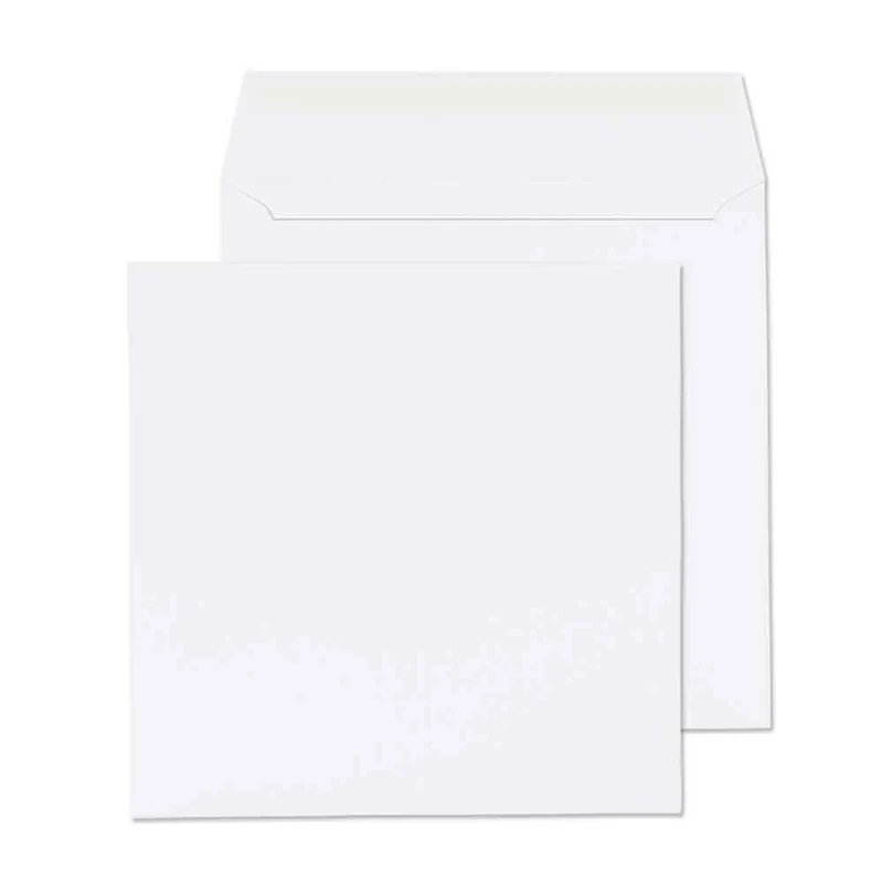 Blake Purely Everyday 155 x 155 mm 120 gsm Square Peel & Seal Envelopes (2155PS) Ultra White Wove - Pack of 500