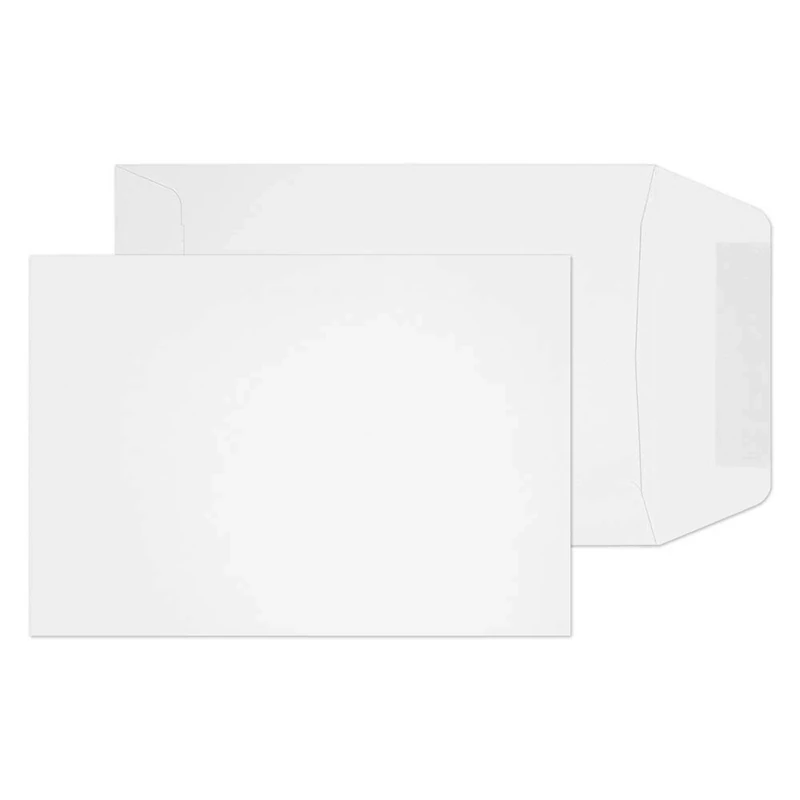 Blake Purely Everyday C6 162 x 114 mm 90 gsm Pocket Gummed Envelopes (16920) White - Pack of 1000