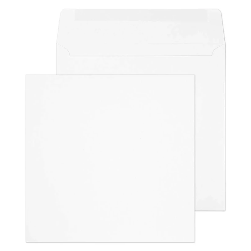 Blake Purely Everyday 170 x 170 mm 100 gsm Square Wallet Gummed Envelopes (0170SQ) White - Pack of 500