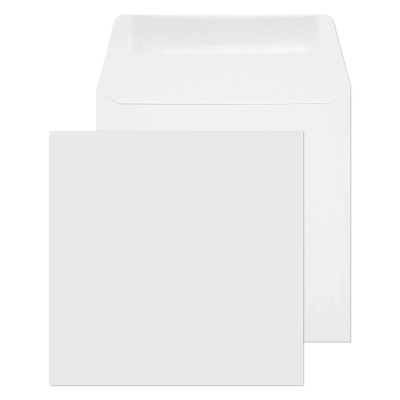 Blake Purely Everyday 120 x 120 mm 100 gsm Square Wallet Gummed Envelopes (0120SQ) White - Pack of 500