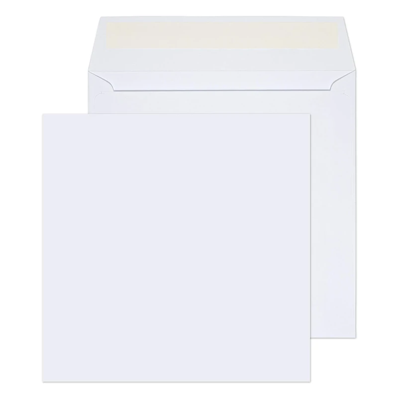 Blake Purely Everyday 155 x 155 mm 100 gsm Square Peel & Seal Envelopes (0155PS) White - Pack of 500