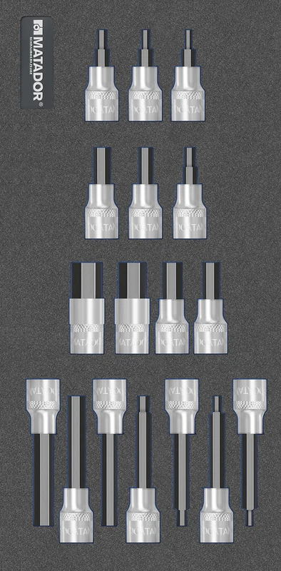 Matador MTS R/V: Hex Socket Wrench Spanner Set 1/3: 193 x 390 mm – 8164 4078