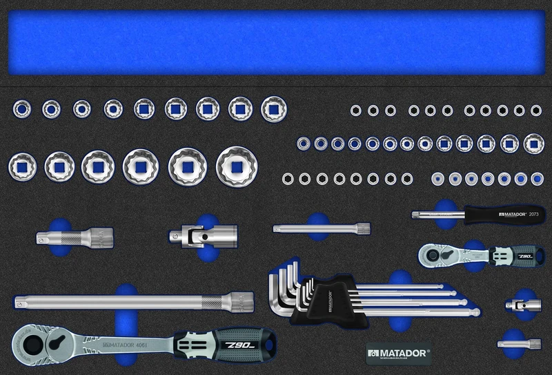 Matador MTS R/V Socket Wrench Spanner XL, 3/4 Length: 390 mm x 579 mm, 8164 1413