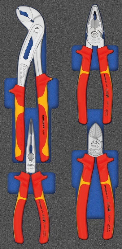 MATADOR MTS-R/V: Pliers VDE-(Bent), 1/3: 390 x 193–1503 8164 MM