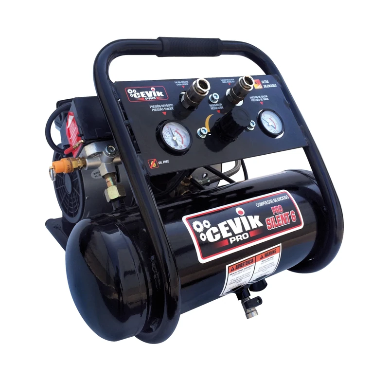 Cevik 6lt 1HP Pro6 Silent Quiet Compressor