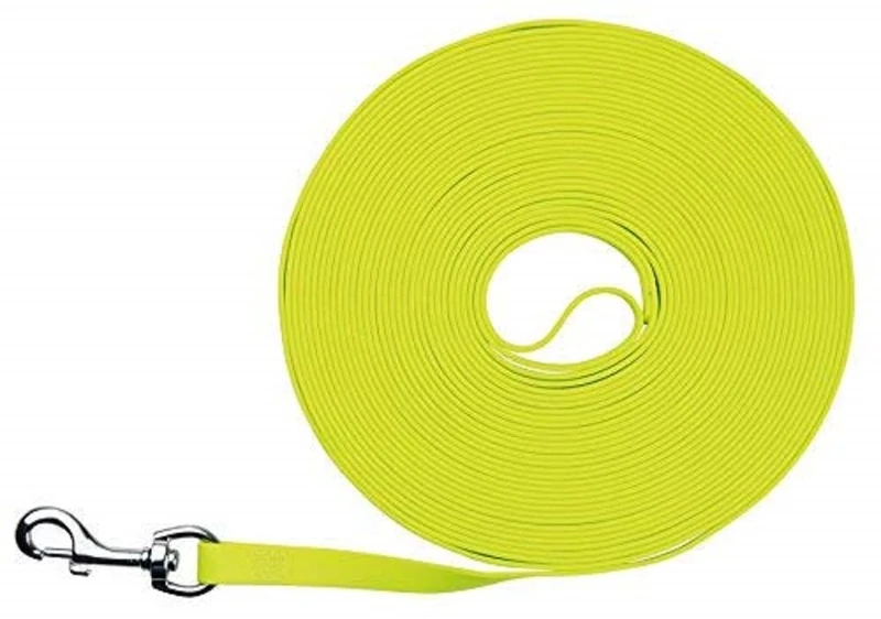 Trixie Easy Life Tracking Dog Leash, 15 m x 17 mm, Neon Yellow