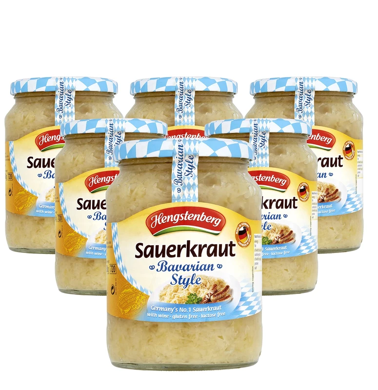 Hengstenberg Sauerkraut 680 g (Pack of 6)