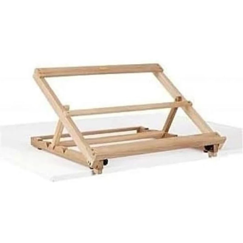 Daler-Rowney Lincoln Lightweight Table Easel, 20.27 x 16.53 x 3.15in, 100% Beechwood, Able to Store Flat, For Watercolour & Oil Artists & Students