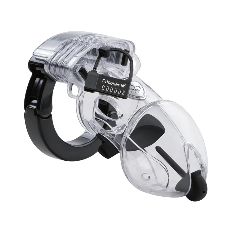 Mystim Pubic Enemy No 2 E-Stim Cock Cage with Urethral Sound