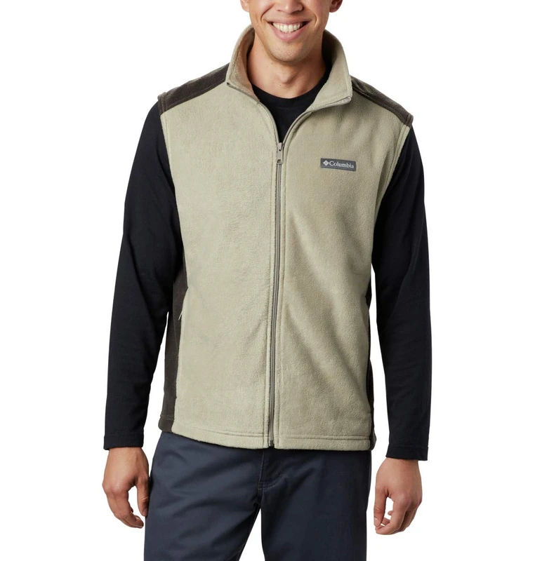 Columbia Men's Steens Mountain Fleece Vest, Orange, 1X UK