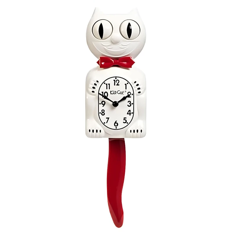 KIT CAT Klock Limited Edition Candy Cane Red by California Clock Company