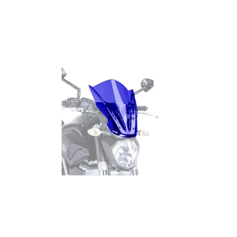 Puig 7016A Windshield for Yamaha MT-07 2014, Blue, Medium