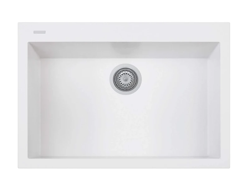 LaToscana ON7610-58UG One Series Single Basin Drop-in Sink, Milk White