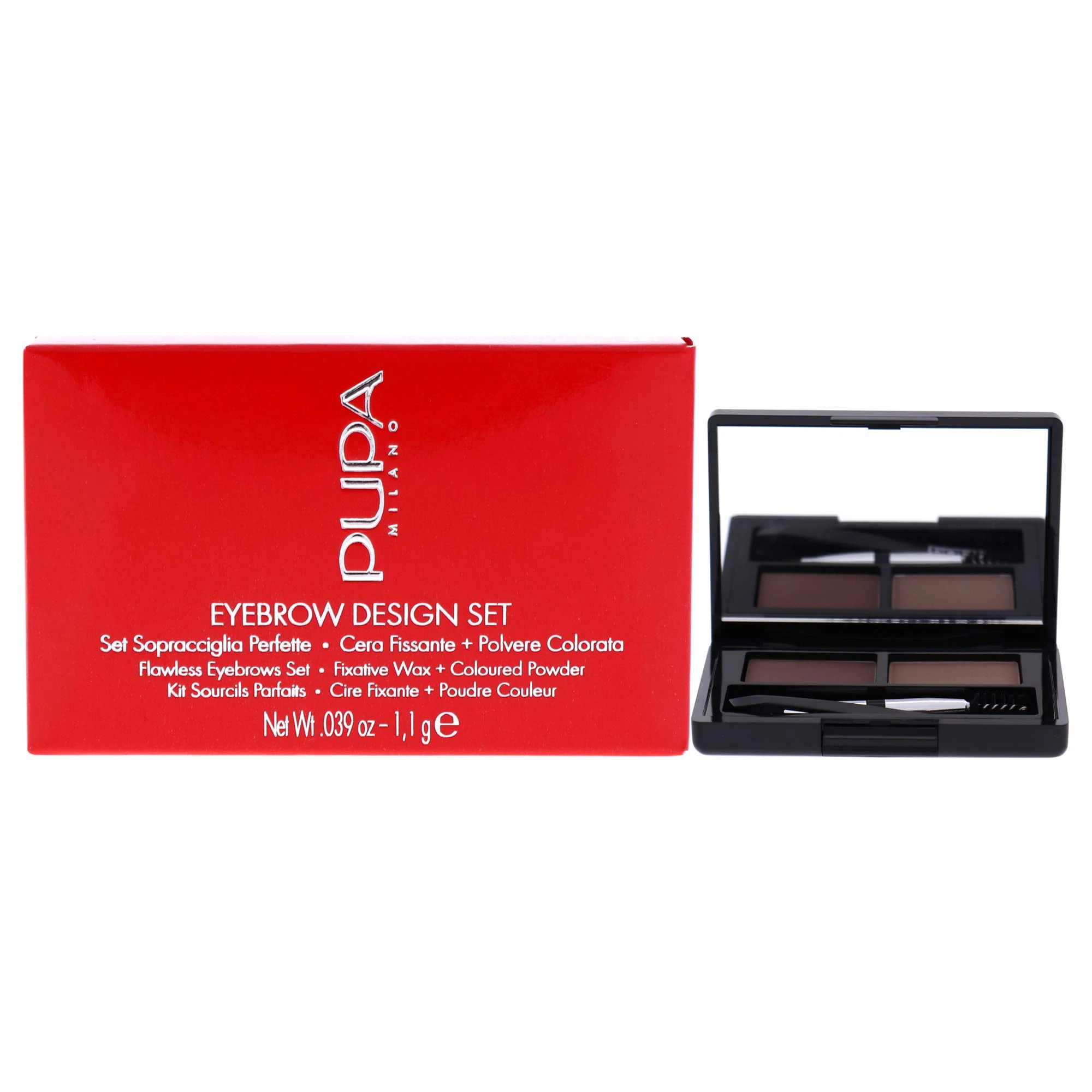 PUPA Milano Eyebrow Design Set, Blonde 1.1 g