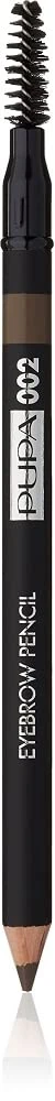 PUPA Milano Long Lasting Waterproof Eyebrow Pencil, Brown 1.1 g