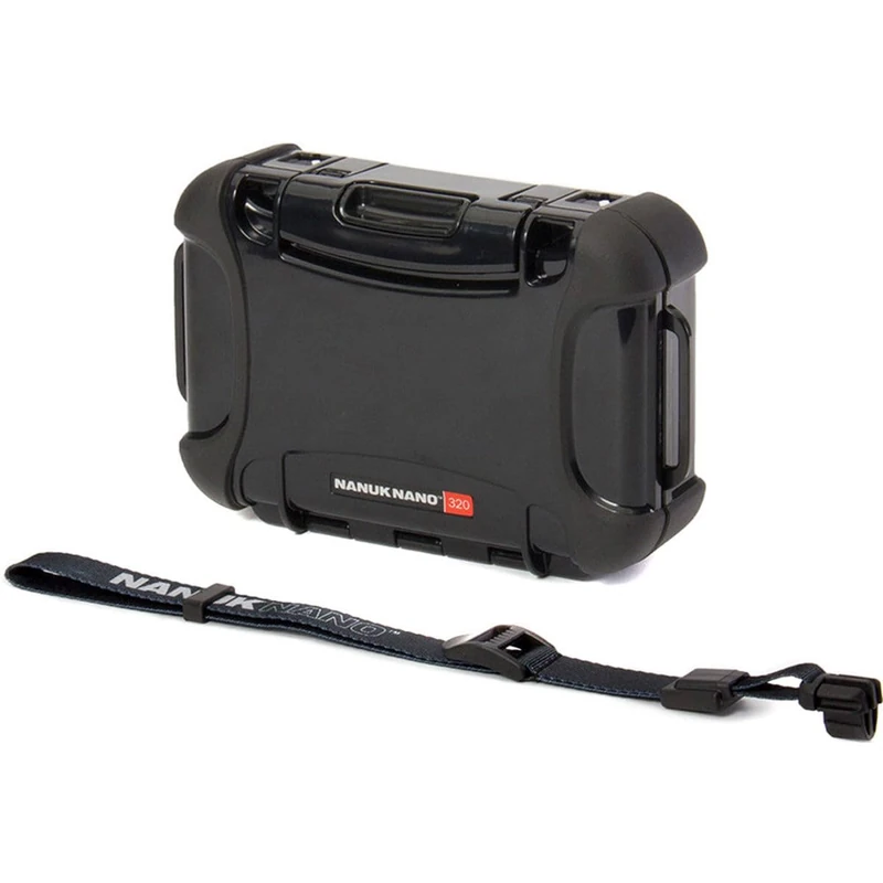 NANUK 320-0001 Nano Series Waterproof Medium Hard Case for Phones, Cameras and Electronics (Black)