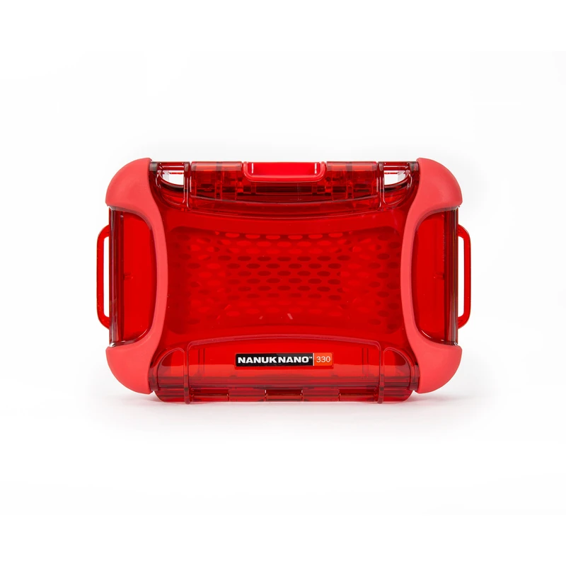 NANUK 330-0009 Nano Series Waterproof Large Hard Case for Phones, Cameras and Electronics (Red)