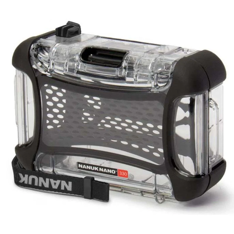 NANUK 330-0011 Nano Series Waterproof Large Hard Case for Phones, Cameras and Electronics (Clear)