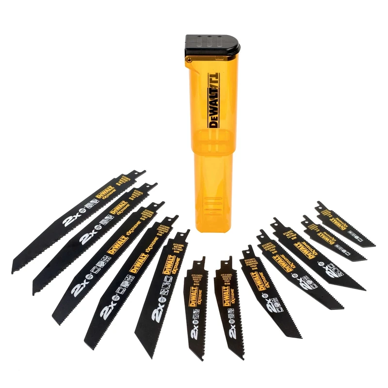 Dewalt DT2441L-QZ Reciprocating Blades, One Size, Set of 12 Pieces