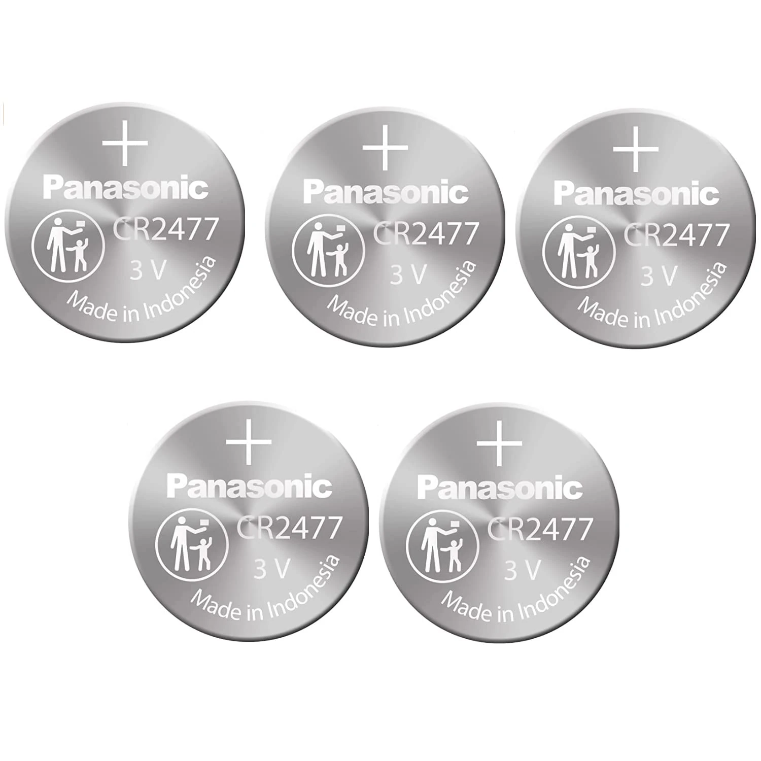 Panasonic CR2477 3V Lithium Cell Battery (5pcs per pack)
