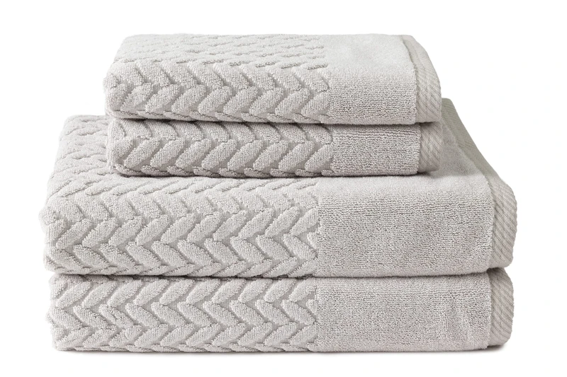 Texere Set of 6 Luxury Organic Cotton Bath Towels Ju