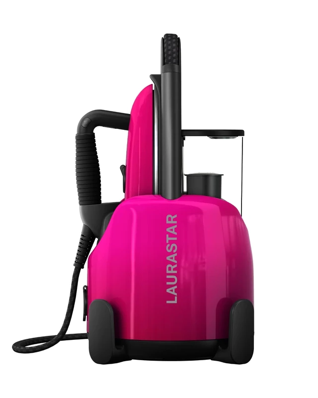 Laurastar Lift Plus Pinky Pop, 3in1 Portable Steam Station, Irons, Purifies Clothing, Hygienic Steam, Removable Water Tank, Vertical Ironing, Cable Rewinder, 3D Active Soleplate