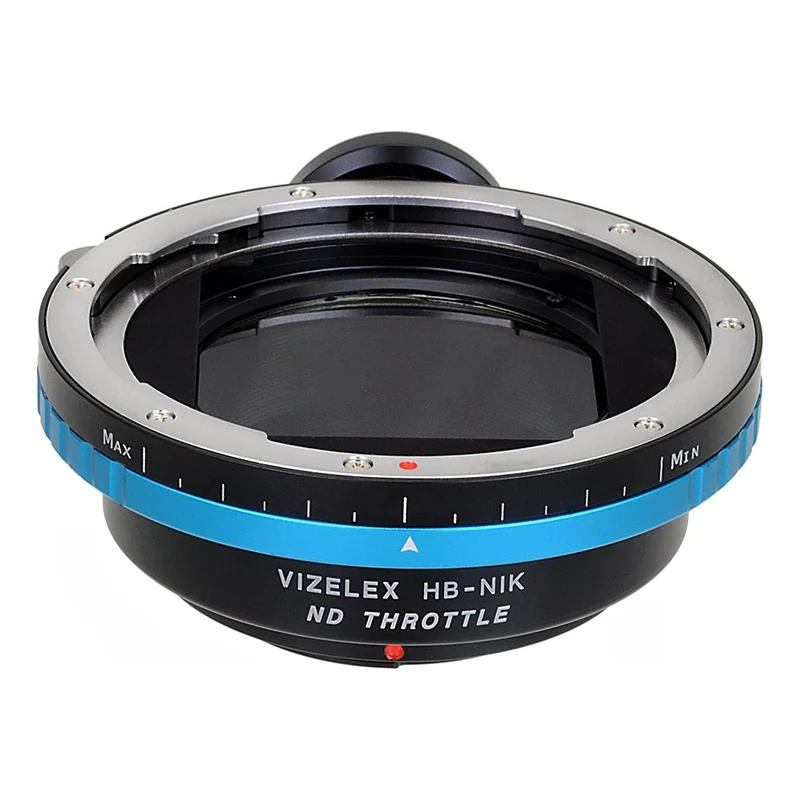 Vizelex ND Throttle Lens Adapter Compatible with Hasselblad V-Mount Lenses on Nikon F-Mount Cameras