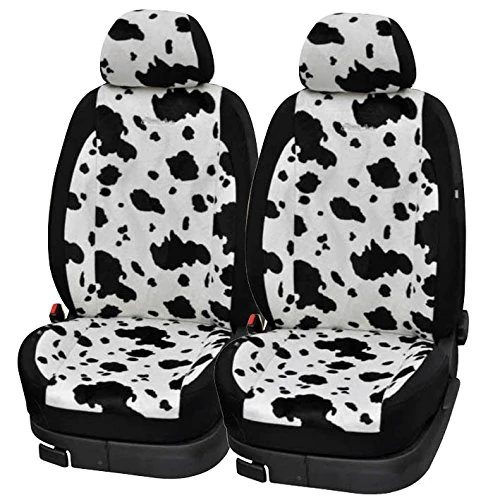 OTOTOP 88083 High Quality Car Front Seat Cover, Safari Cow