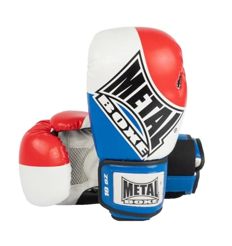Metal Boxe Super Training and Competition Boxing Glove multi-coloured multicolored Size:14 oz