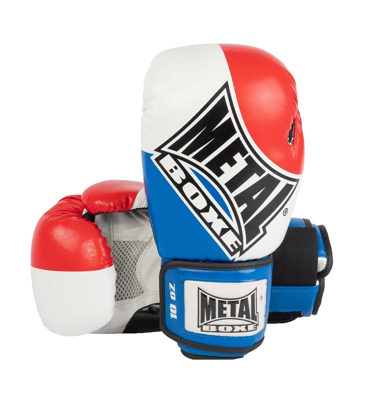 Metal Boxe Super Training and Competition Boxing Glove multi-coloured multicolored Size:12 oz