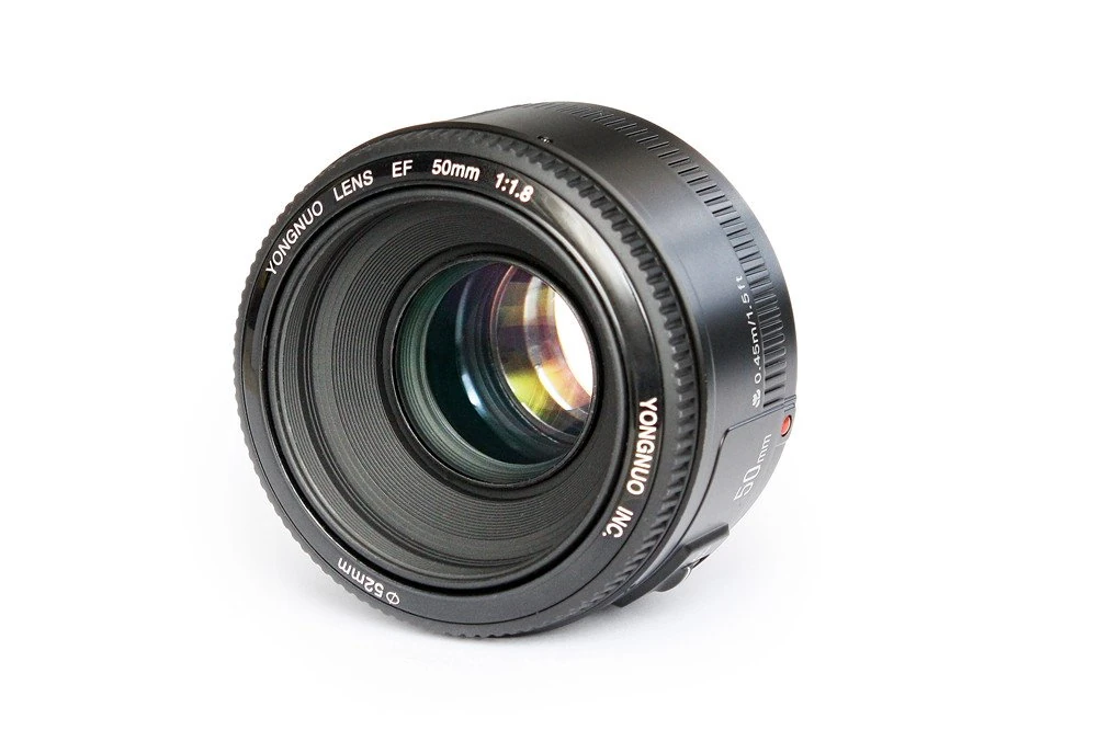 YONGNUO YN50mm F1.8 Lens Large Aperture Auto Focus Compact Lens For Canon EF Mount EOS Camera