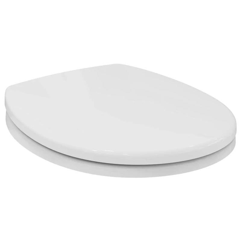 Ideal Standard S407701 Original Contour 21 Toilet Seat with Lid Stainless Steel Hinge White