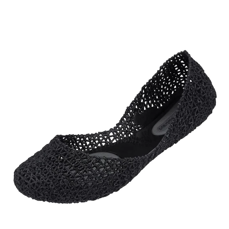 Melissa Womens Black Ballerina Shoes Black 7 UK