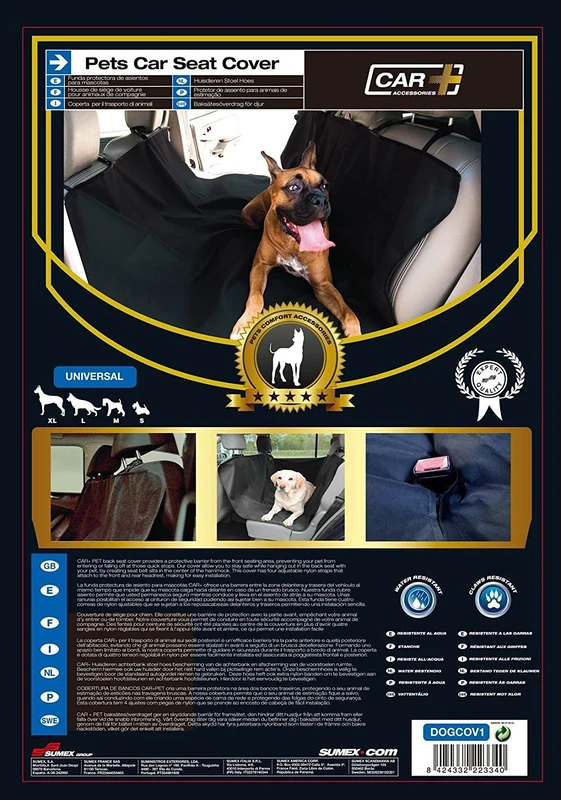 CAR+ DOGCOV1 Protective Seat Cover for Pets