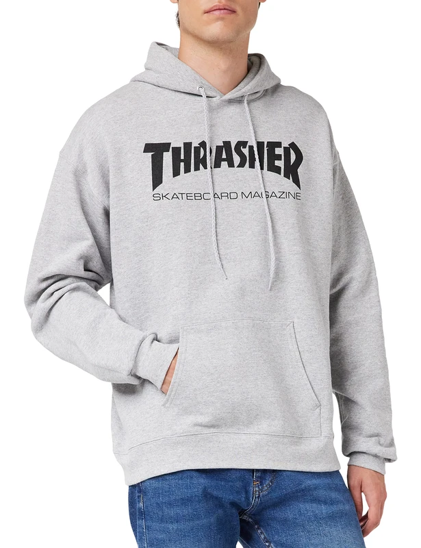 Thrasher hoodies - skate mag hoody, B... - Grey - Small - Image 1