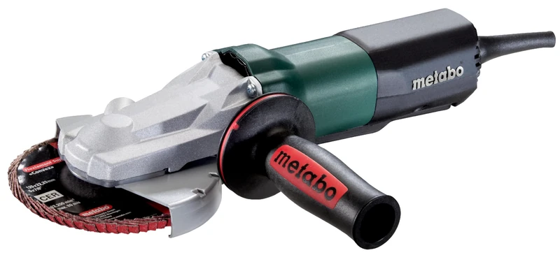 Metabo 613069000 WEPF 9-125 Quick 240V, 900W 5" Flat-Head Angle Grinder with Paddle Switch