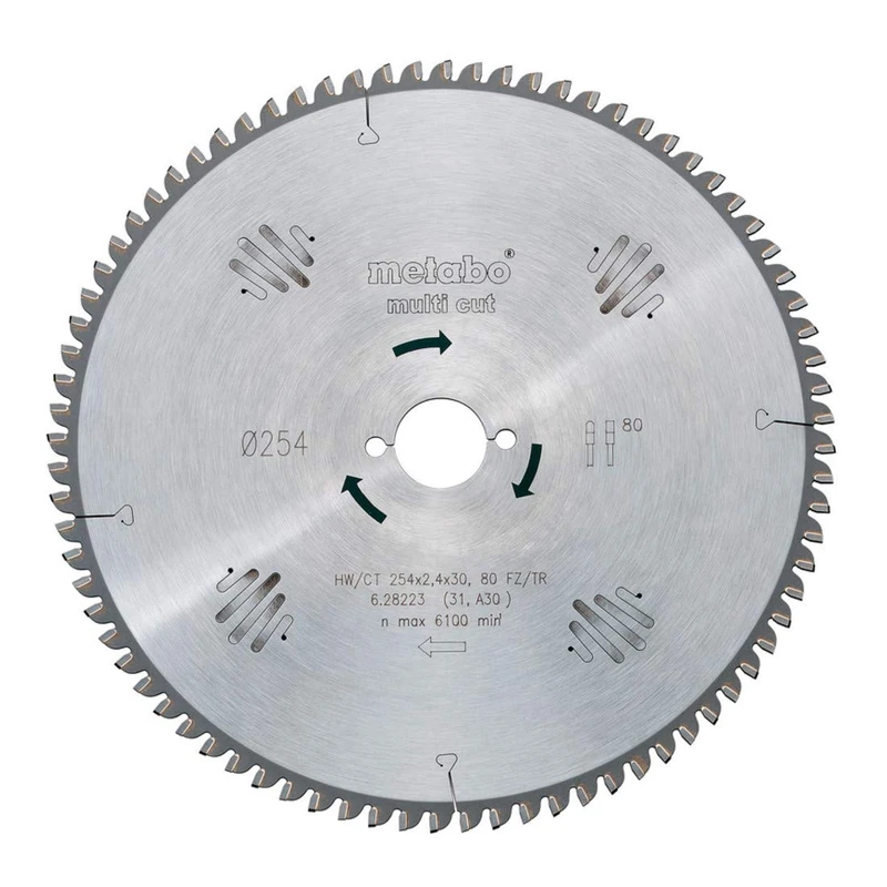 Metabo 628063000 HW/CT 216X30.64FZ/TZ Circular Saw-Blade , Green - Image 1