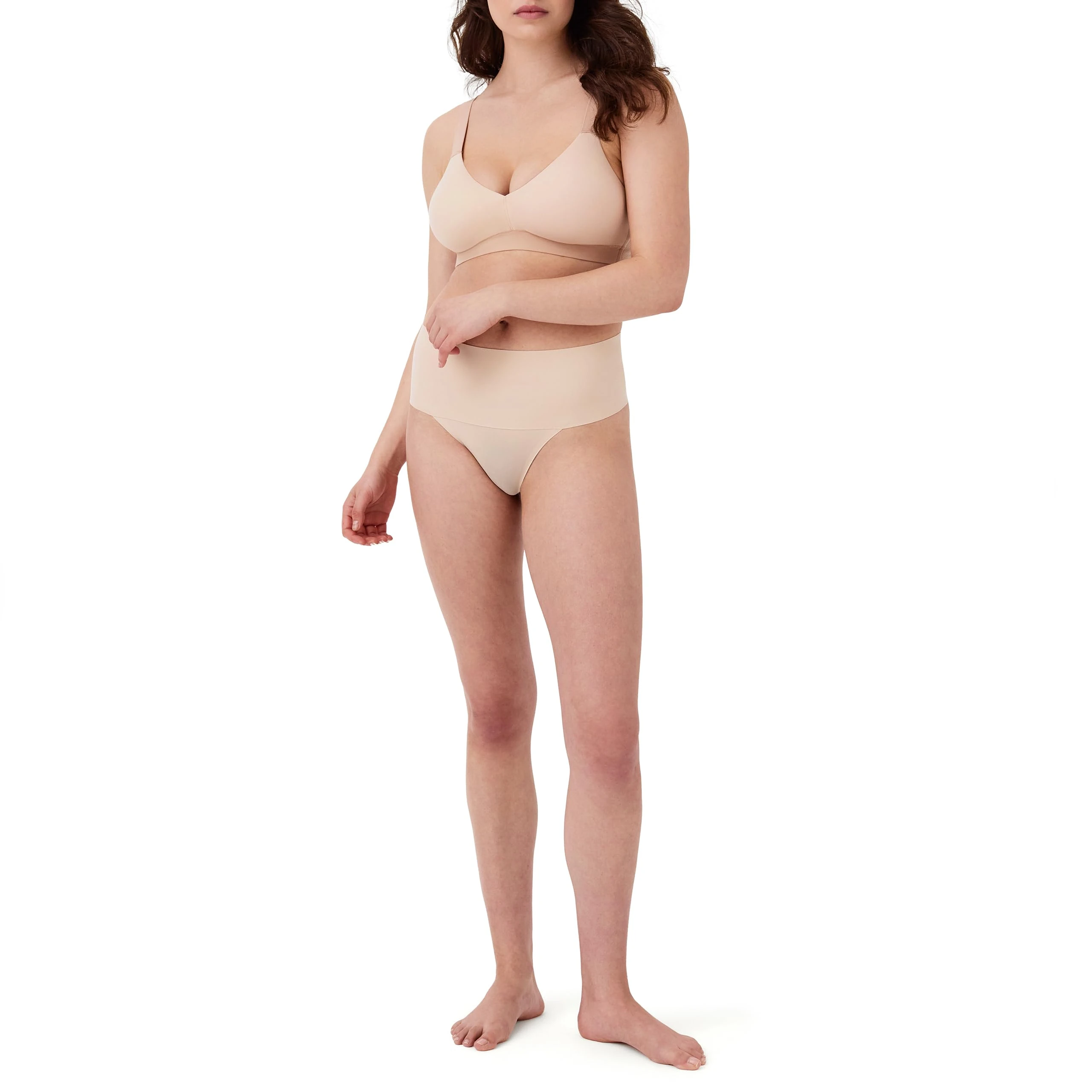 Spanx Womens Undie-tectable Thong, Soft Nude, M UK