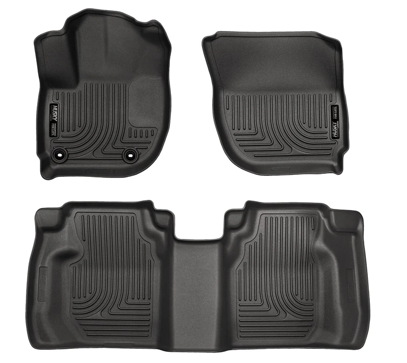 Husky Liners 99491 Front & 2nd Seat Floor Liners (Footwell Coverage) Fits 15-16 Fit