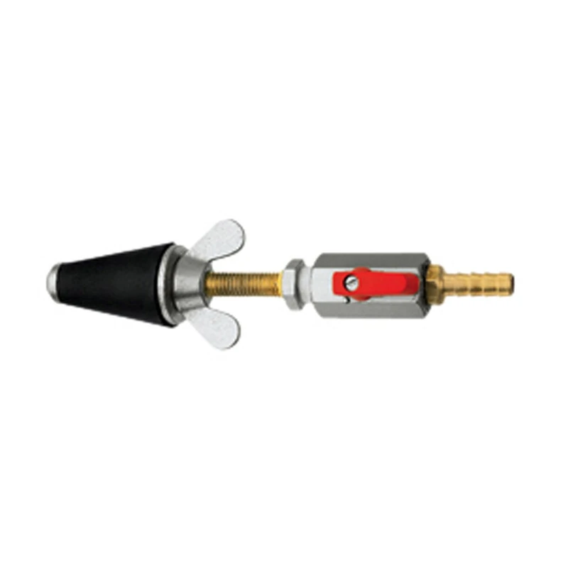 'Rothenberger Conical Gas Measuring Plug G 3/8 – 1/2 with Shut-Off Valve 351225