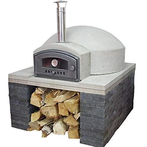 VITCAS Wood Fired Pizza Oven - Best for Commercial Use - Perfect Heat Resistance - Dome Shaped - Indoor and Outdoor Uses - Private Pizzeria