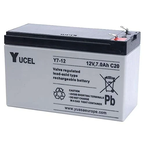 Yucel - Lead Yucel 12V 7Ah Y7-12 battery - Y7-12