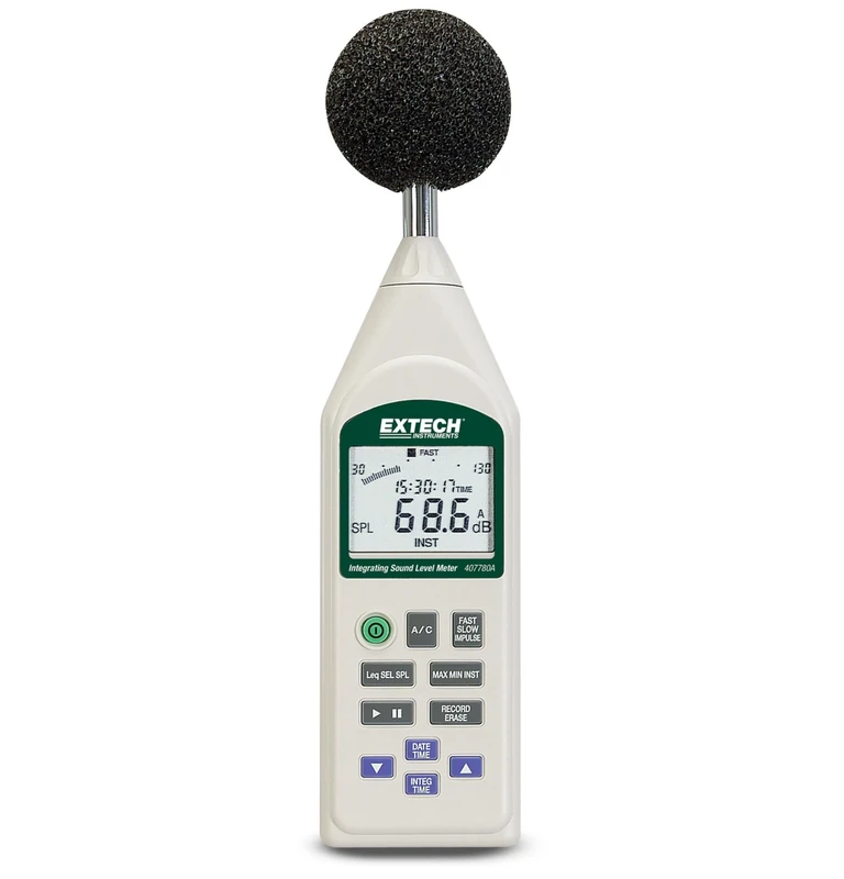 Extech Instruments 407780A Alkaline Integrating Sound Level Meter with USB